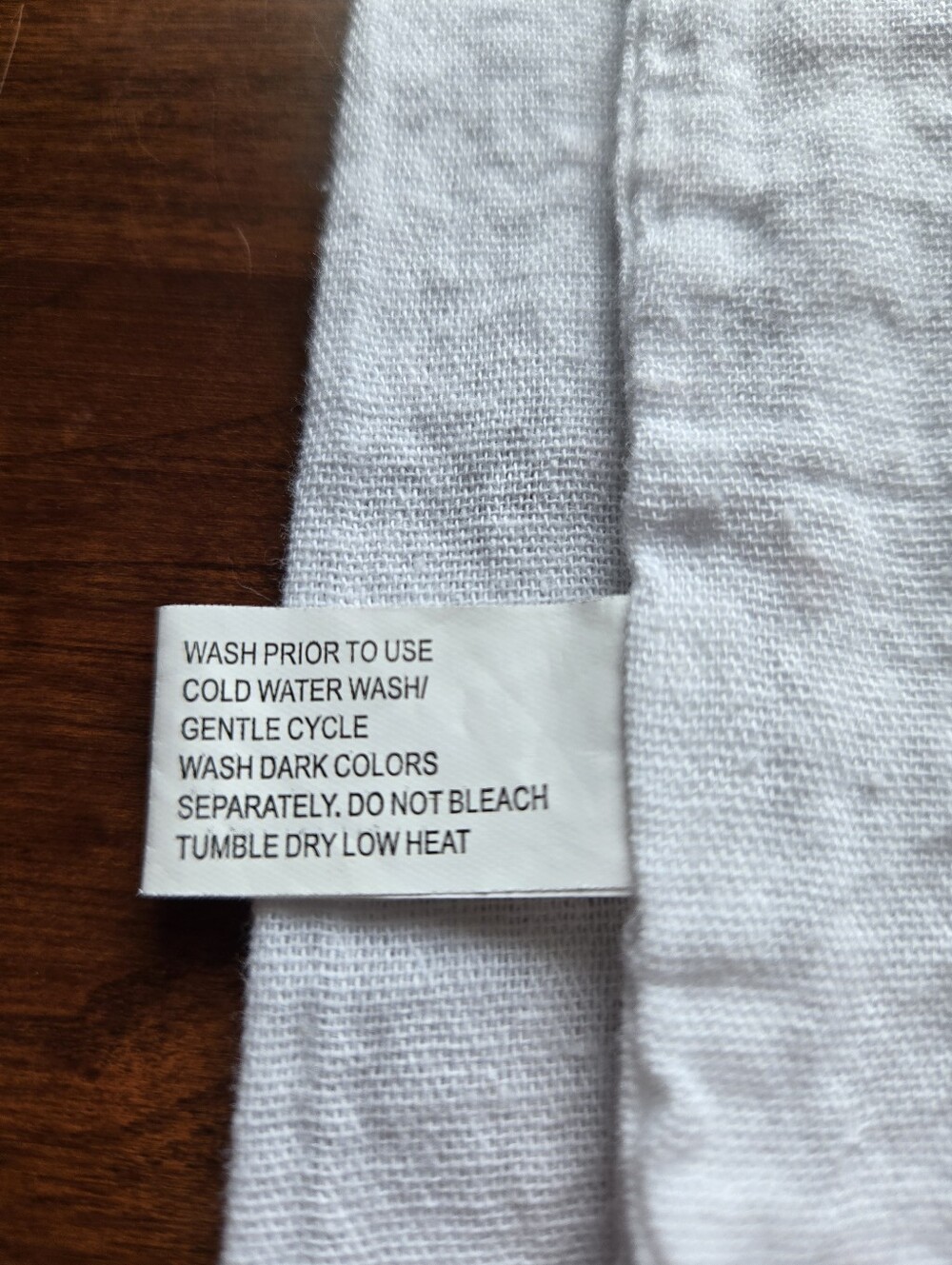 White Embroidered Months Hand Towels - Picture 16 of 16
